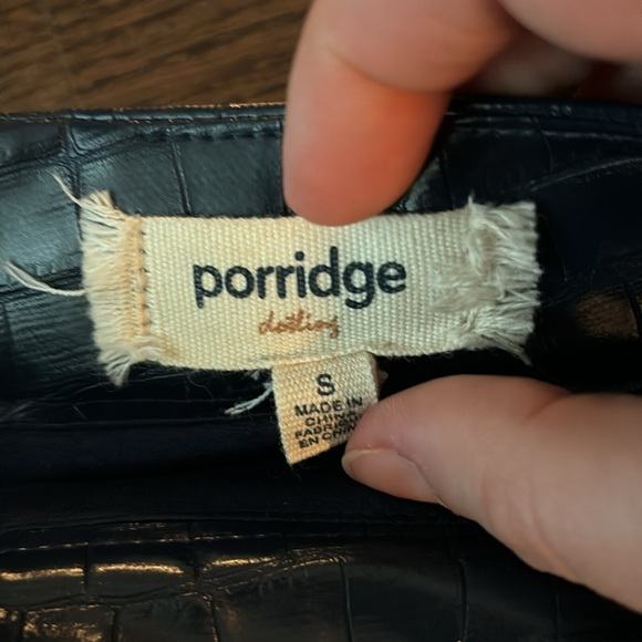 Porridge Faux-Leather Skirt - Picture 5 of 5